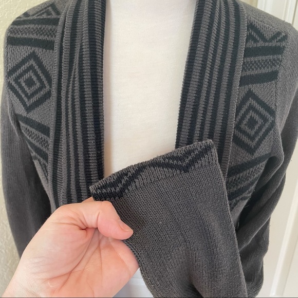 Billabong Black & Grey Open Cardigan - Picture 6 of 15